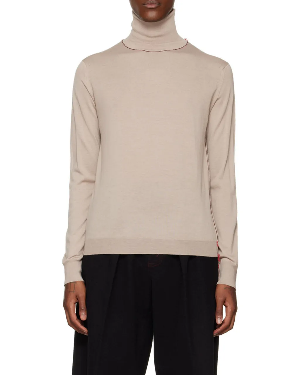 Roll-Neck Knitted Jumper