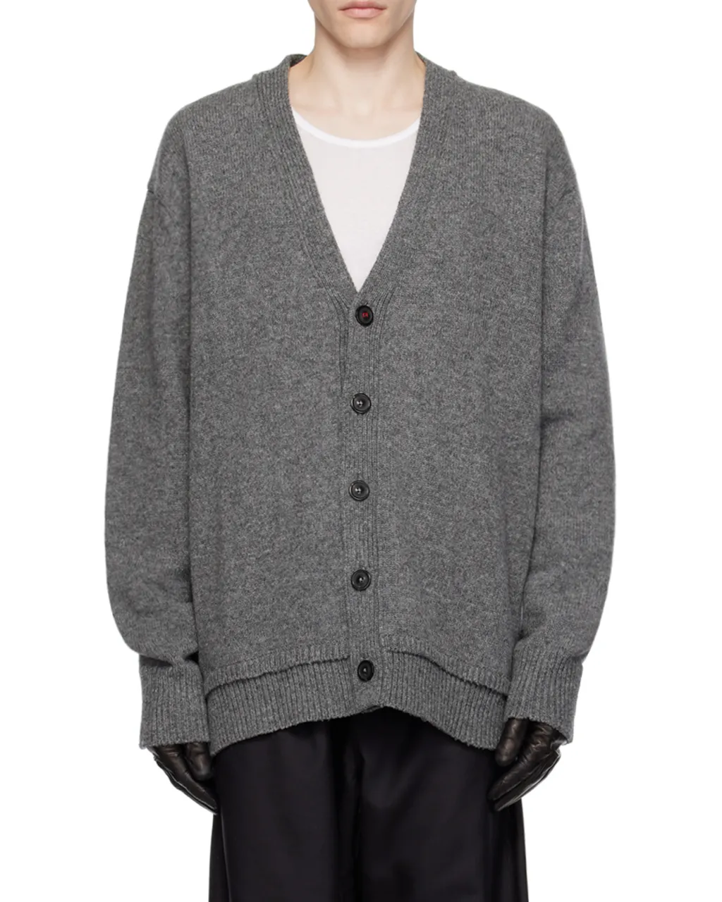 Buttoned Knitted Cardigan