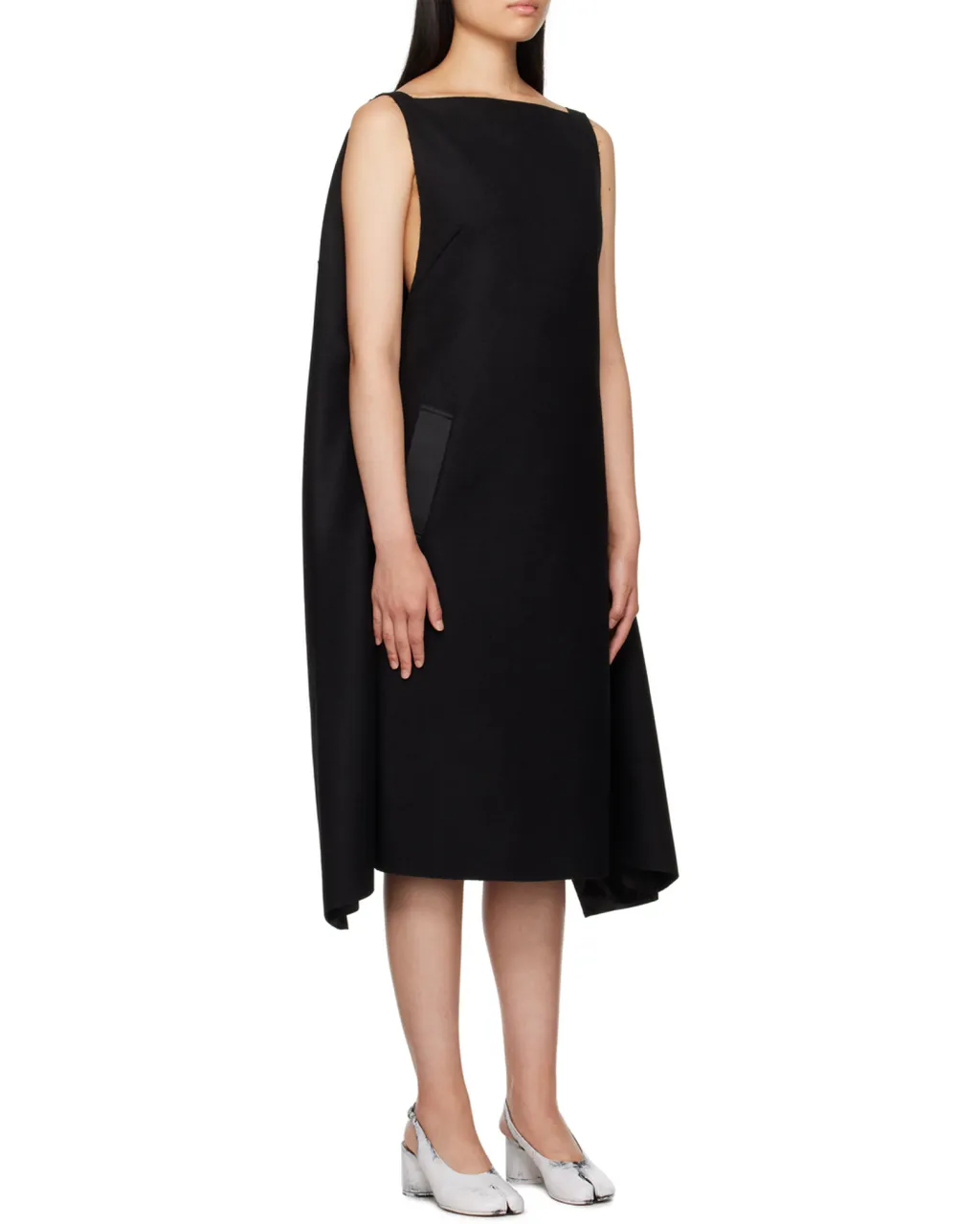 Four-Stitch Sleeveless Midi Dress