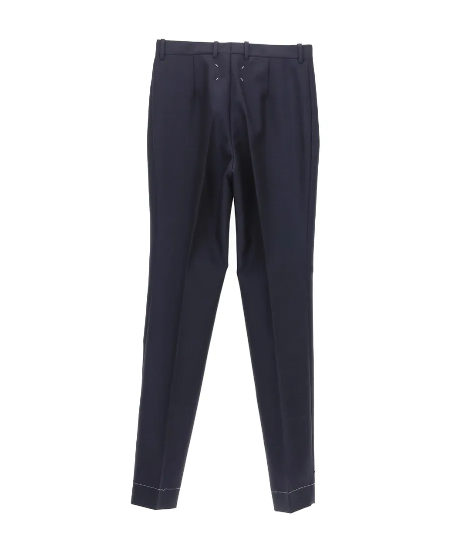Straight-Leg Tailored Trousers