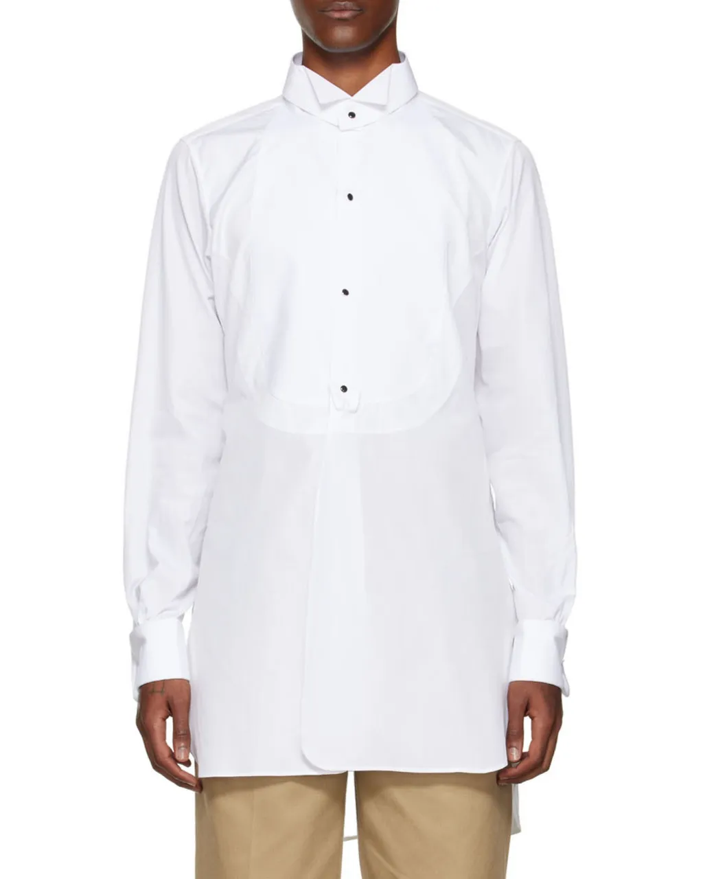 Long-Sleeved Buttoned Shirt