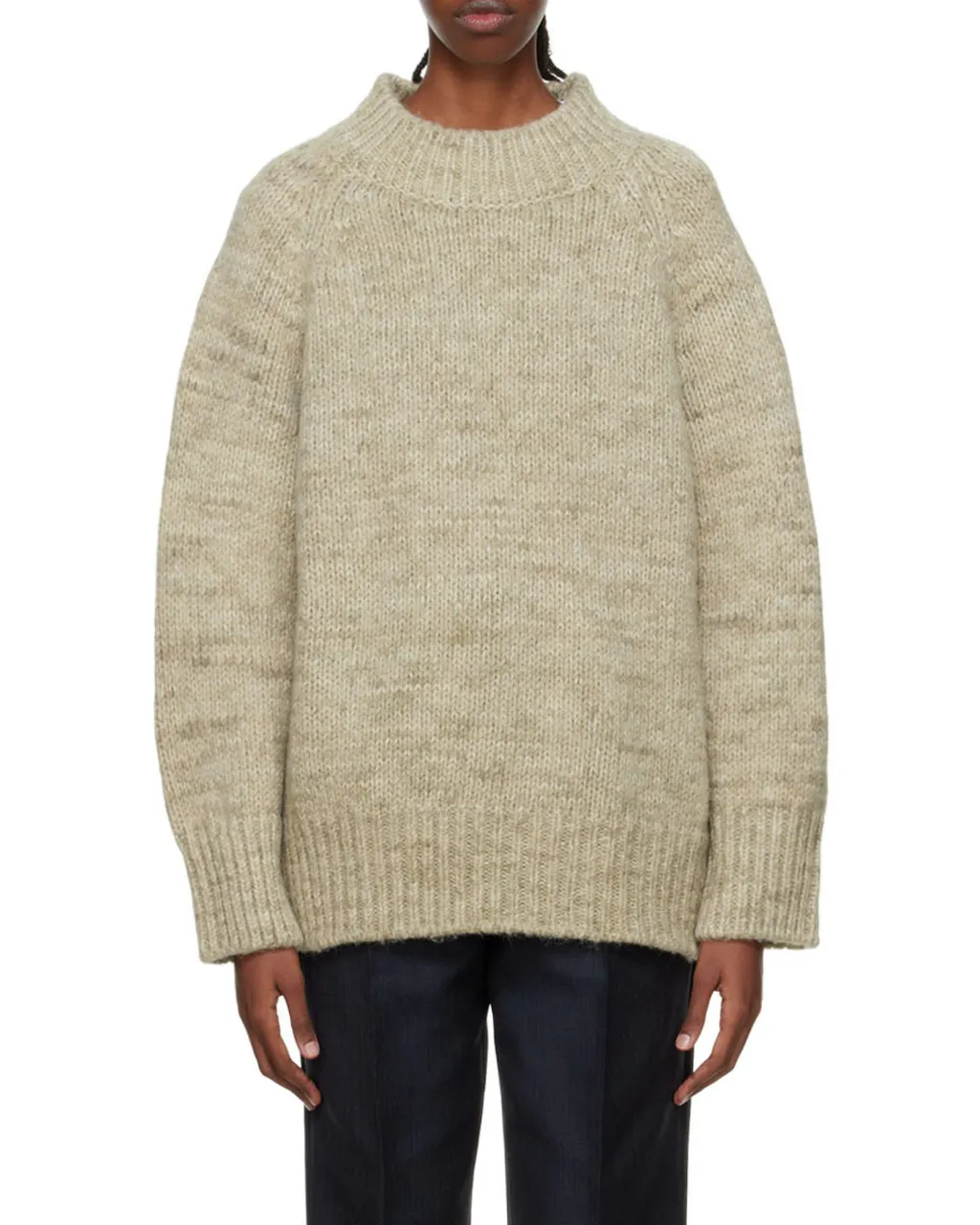 Chunky-Knitted Crewneck Jumper