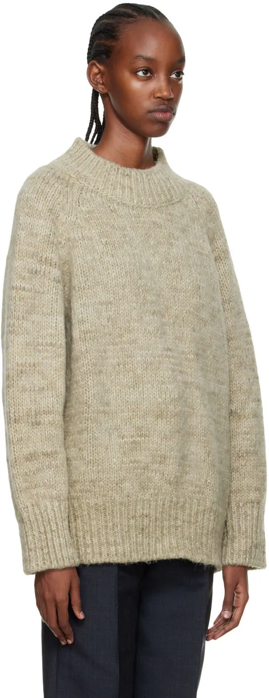 Chunky-Knitted Crewneck Jumper