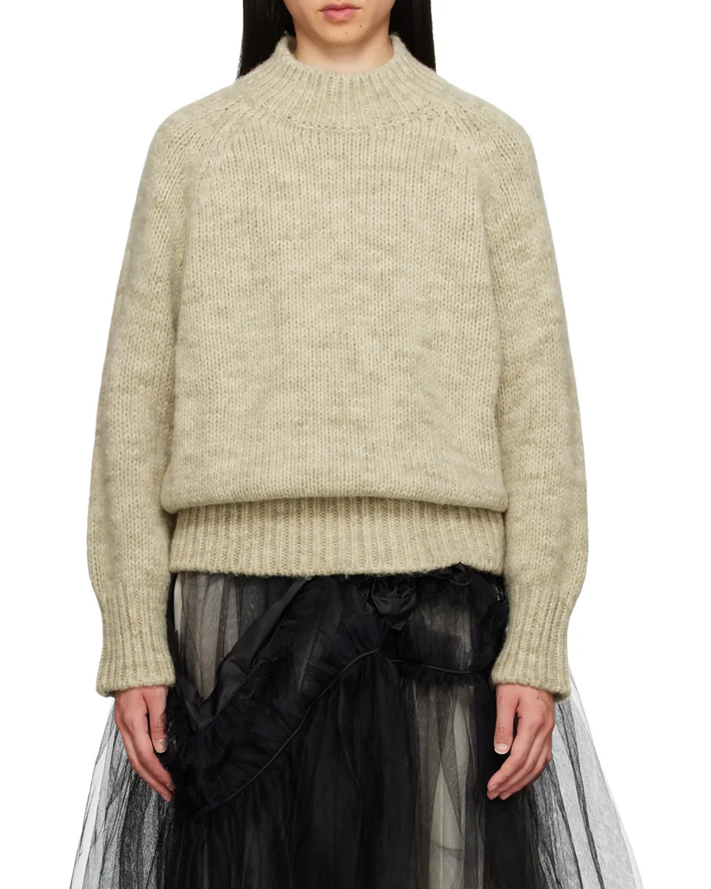 Chunky-Knitted Crewneck Jumper