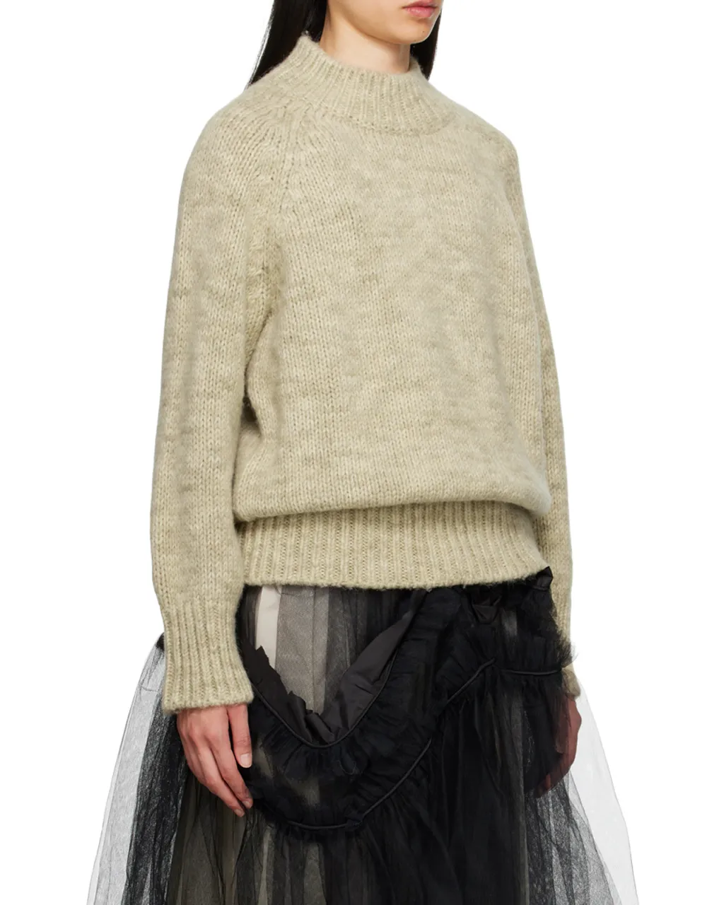 Chunky-Knitted Crewneck Jumper