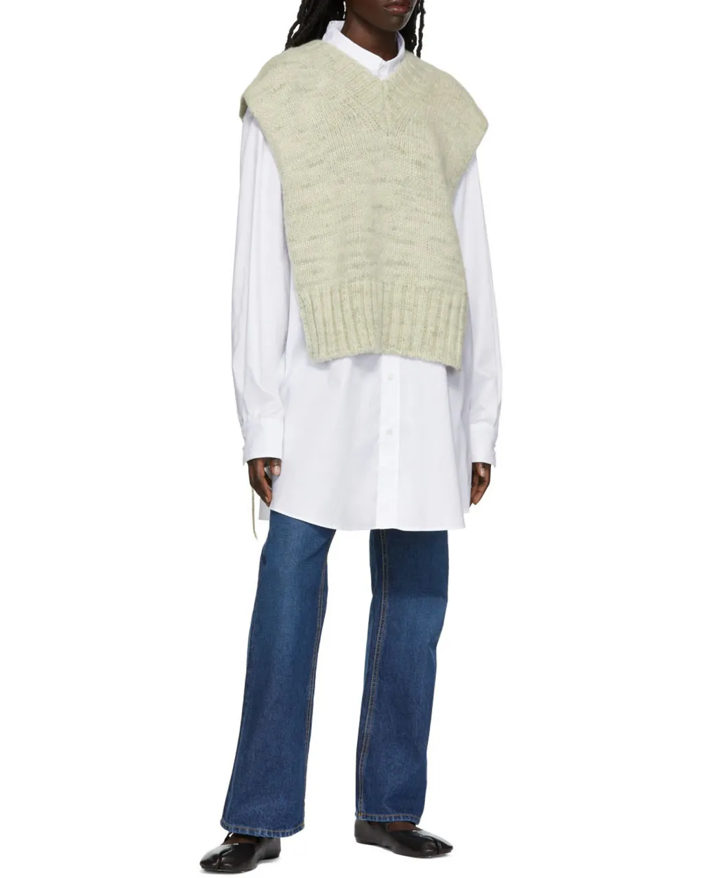 Buttoned Long-Sleeved Shirt