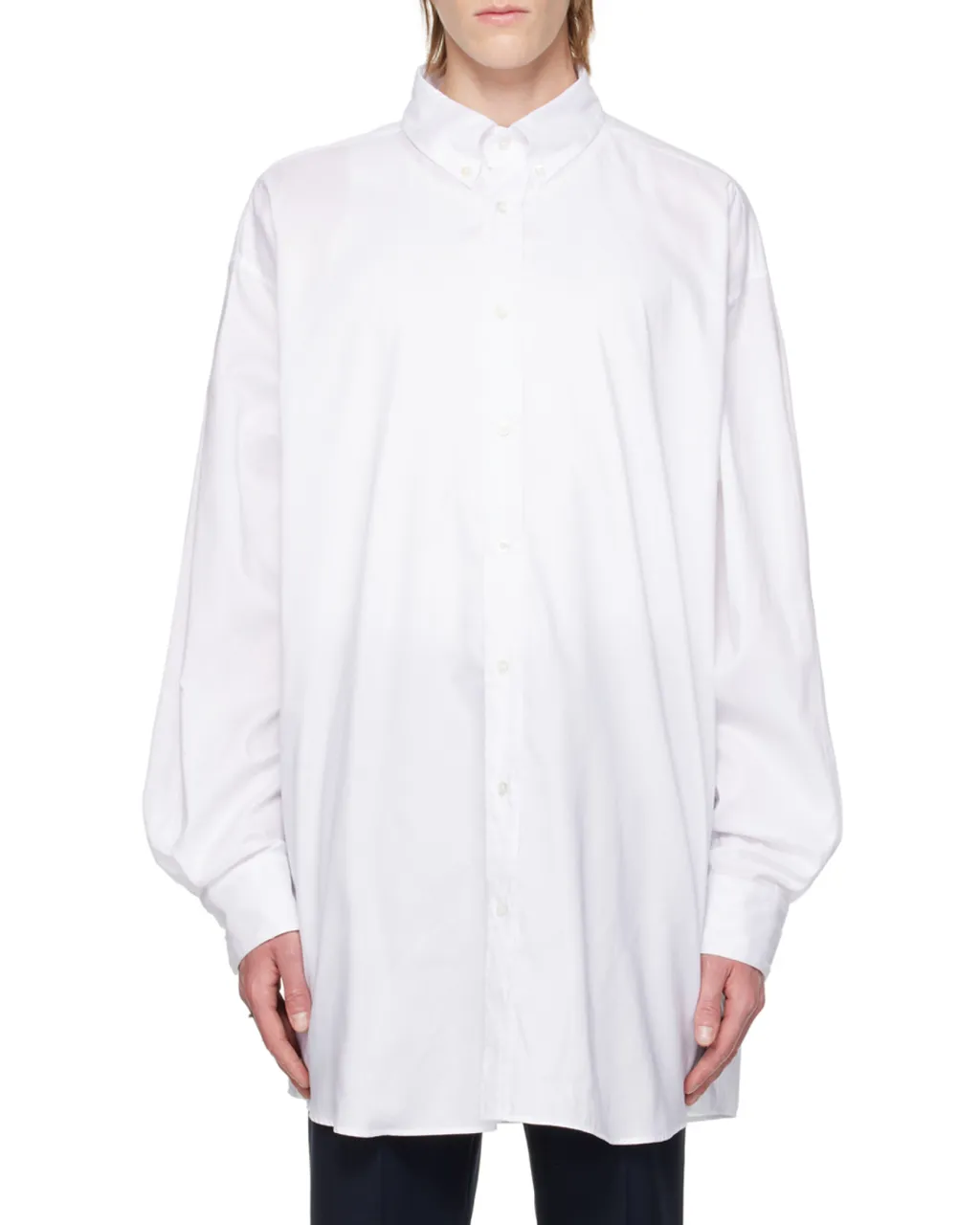 Buttoned Long-Sleeved Shirt