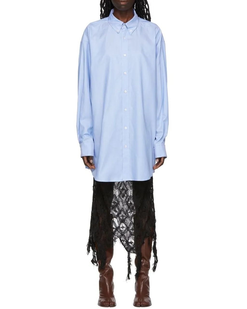 Buttoned Long-Sleeved Shirt