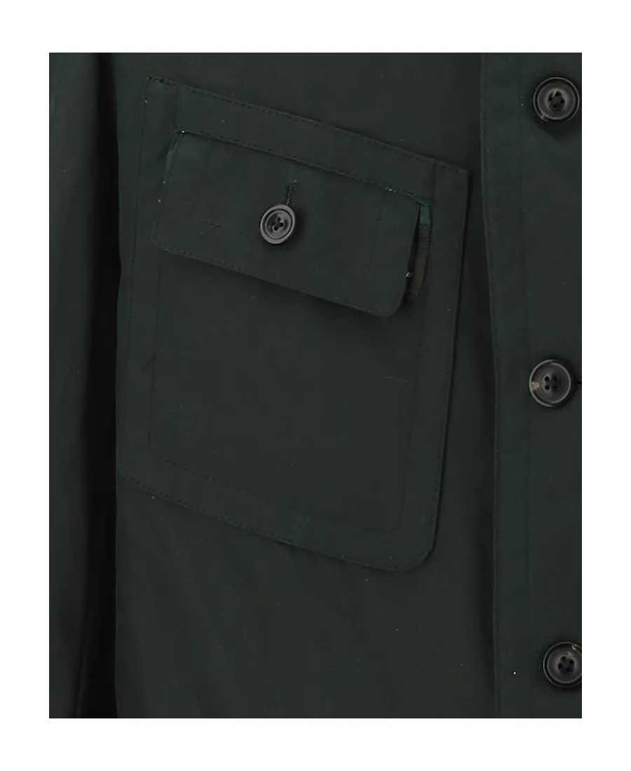 Buttoned Long-Sleeved Jacket
