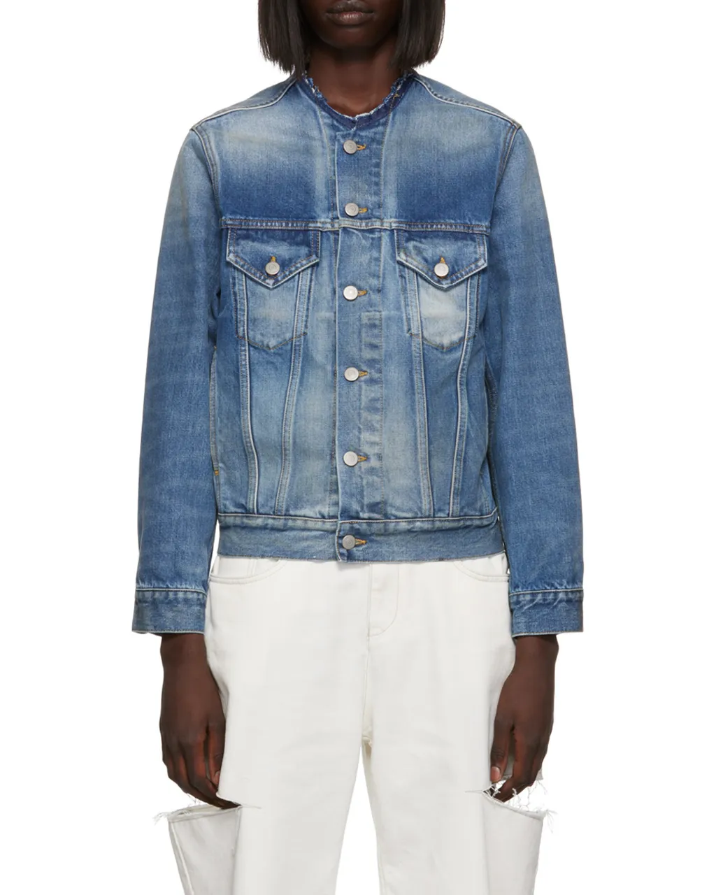 Button-Up Denim Jacket