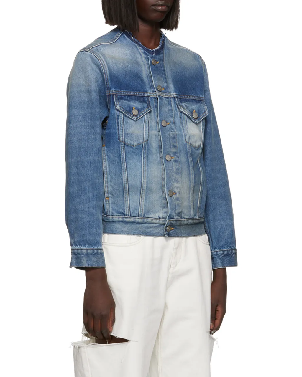 Button-Up Denim Jacket