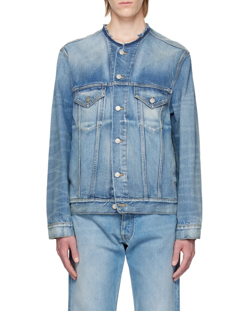 Button-Up Denim Jacket
