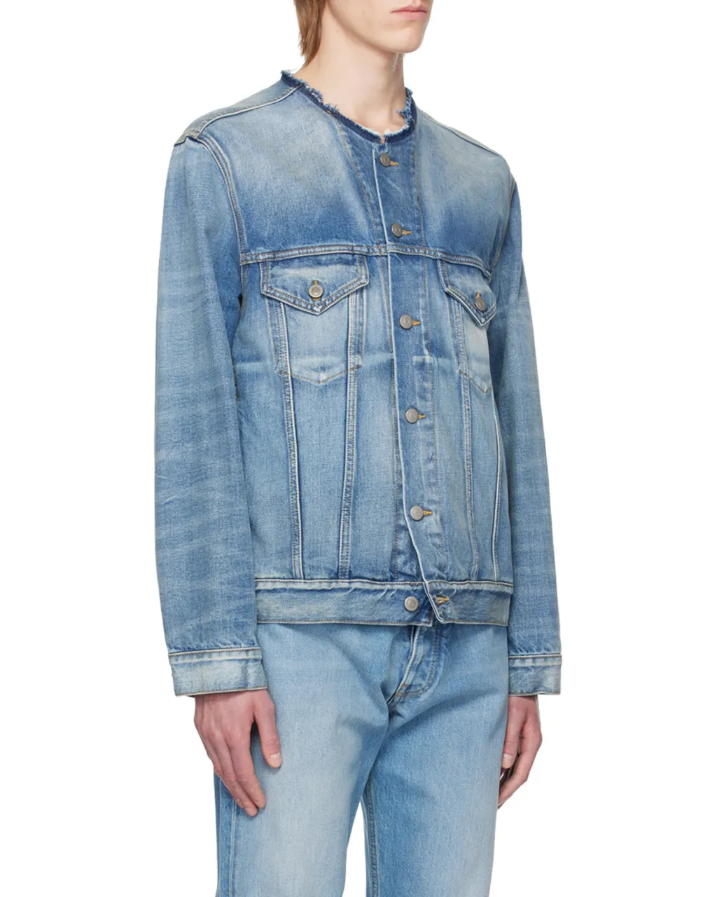 Button-Up Denim Jacket
