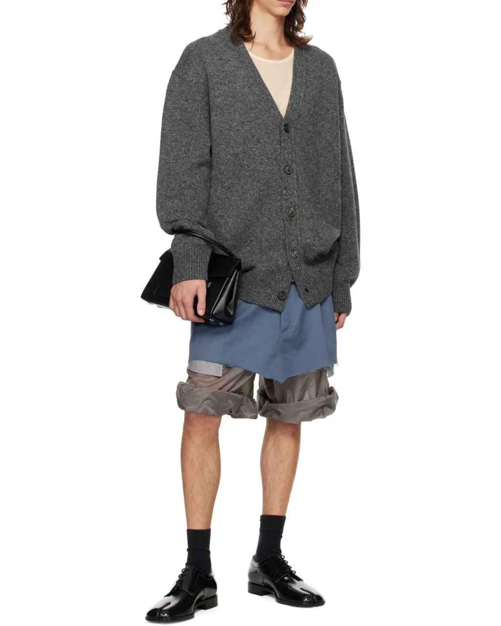 V-Neck Knitted Cardigan