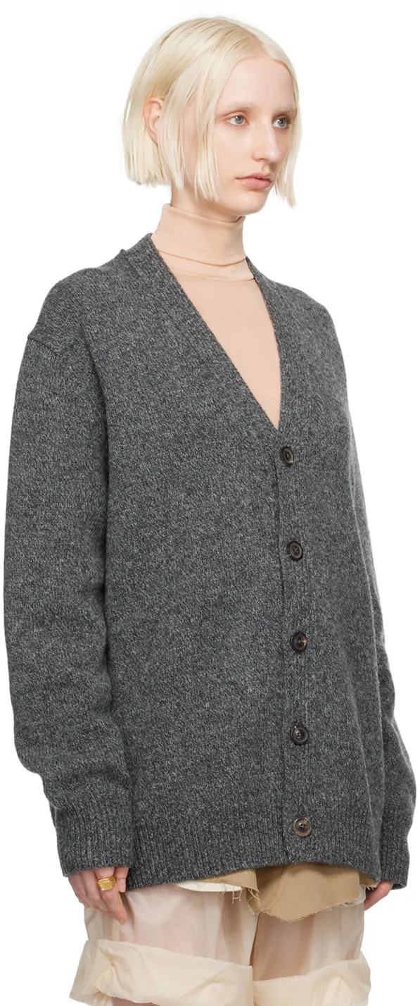 V-Neck Knitted Cardigan