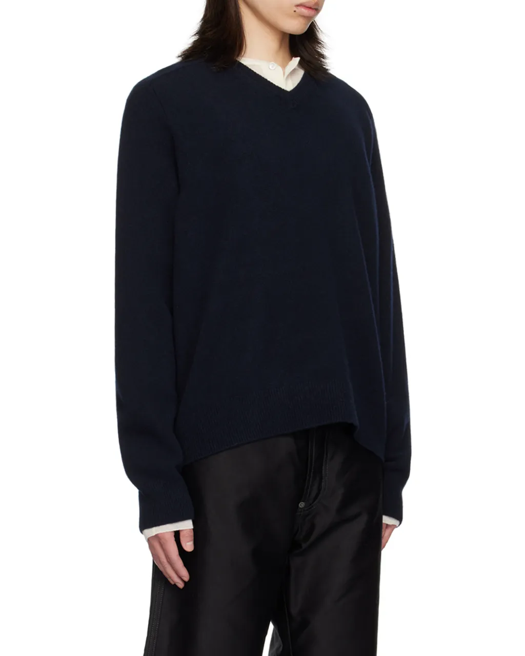 V-Neck Sleeved Sweater