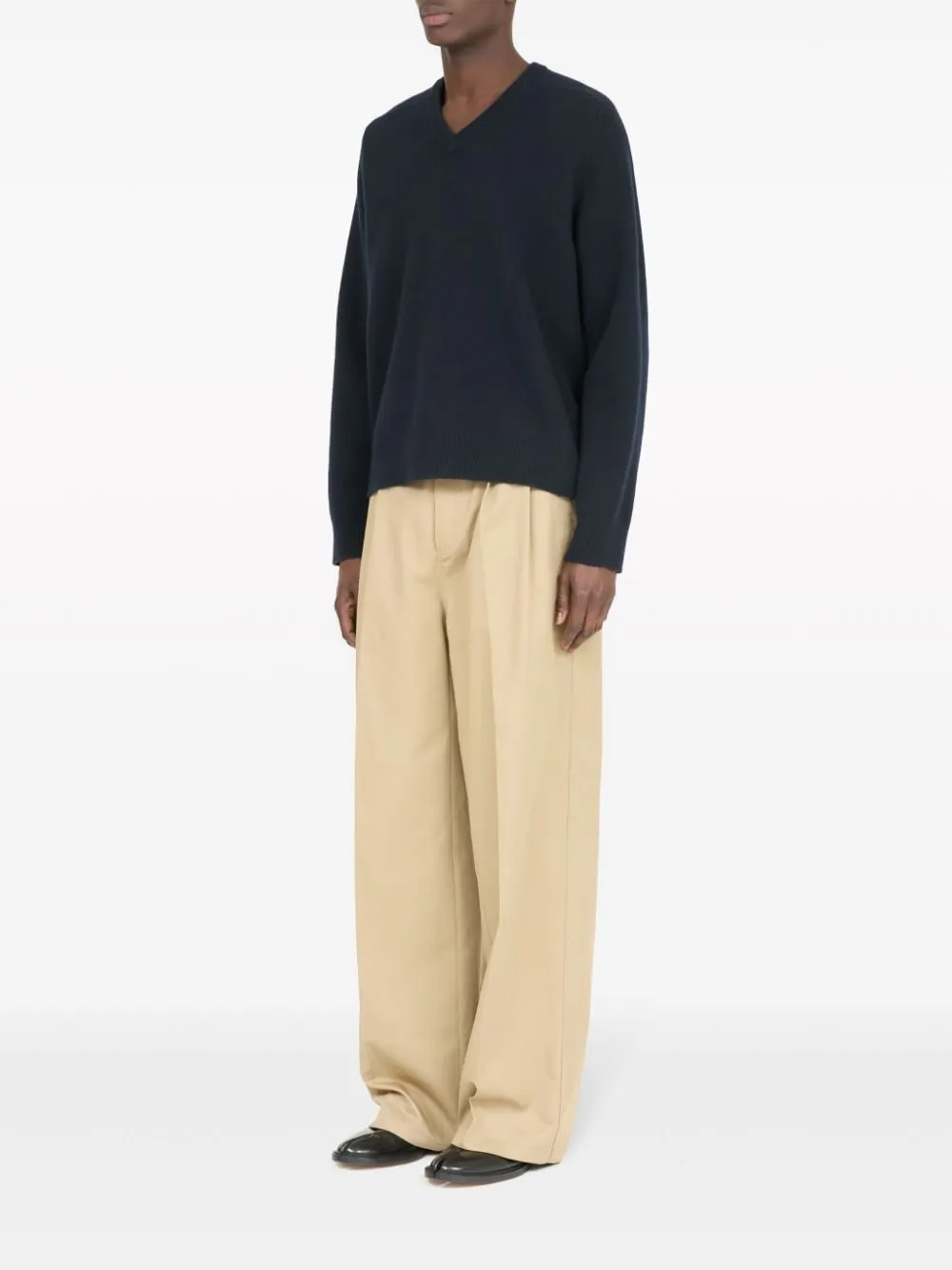 V-Neck Sleeved Sweater