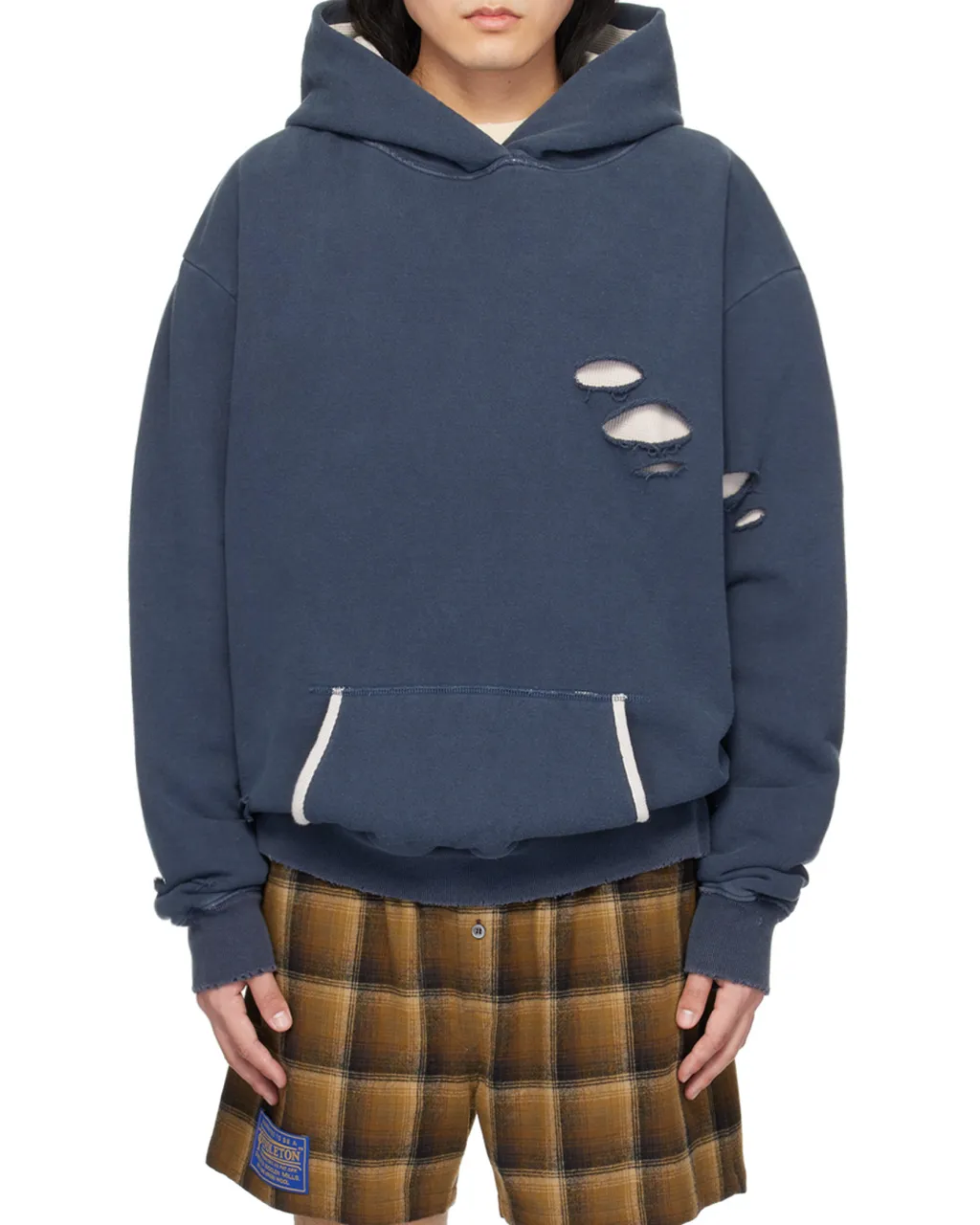 Cut Out Detailed Oversized Hoodie