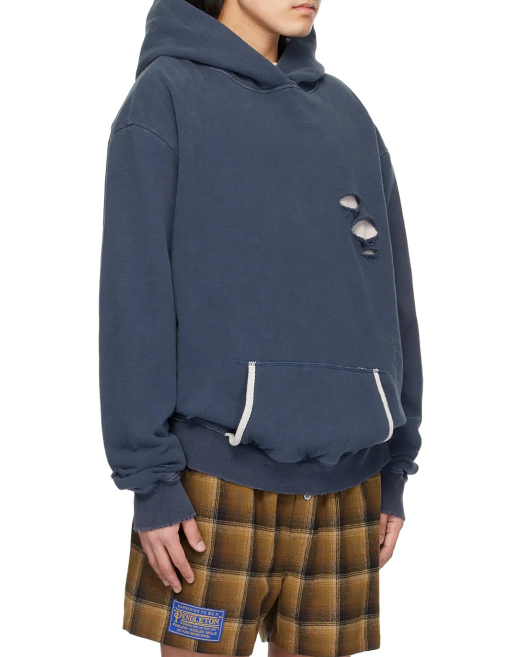 Cut Out Detailed Oversized Hoodie
