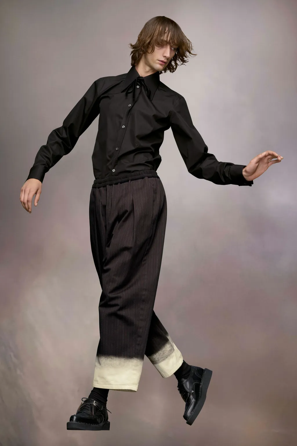 Drawstring Stitch Detailed Trousers