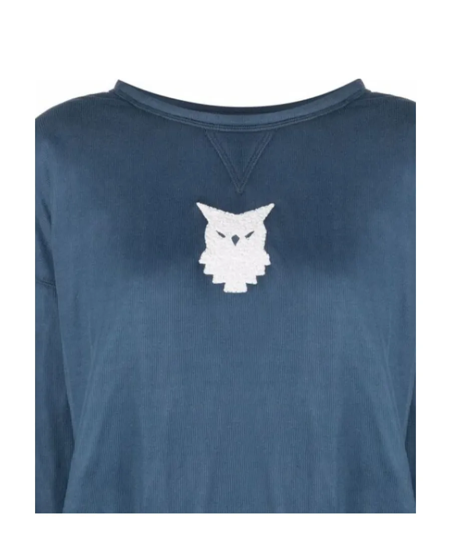 Owl Printed Crewneck Sweatshirt