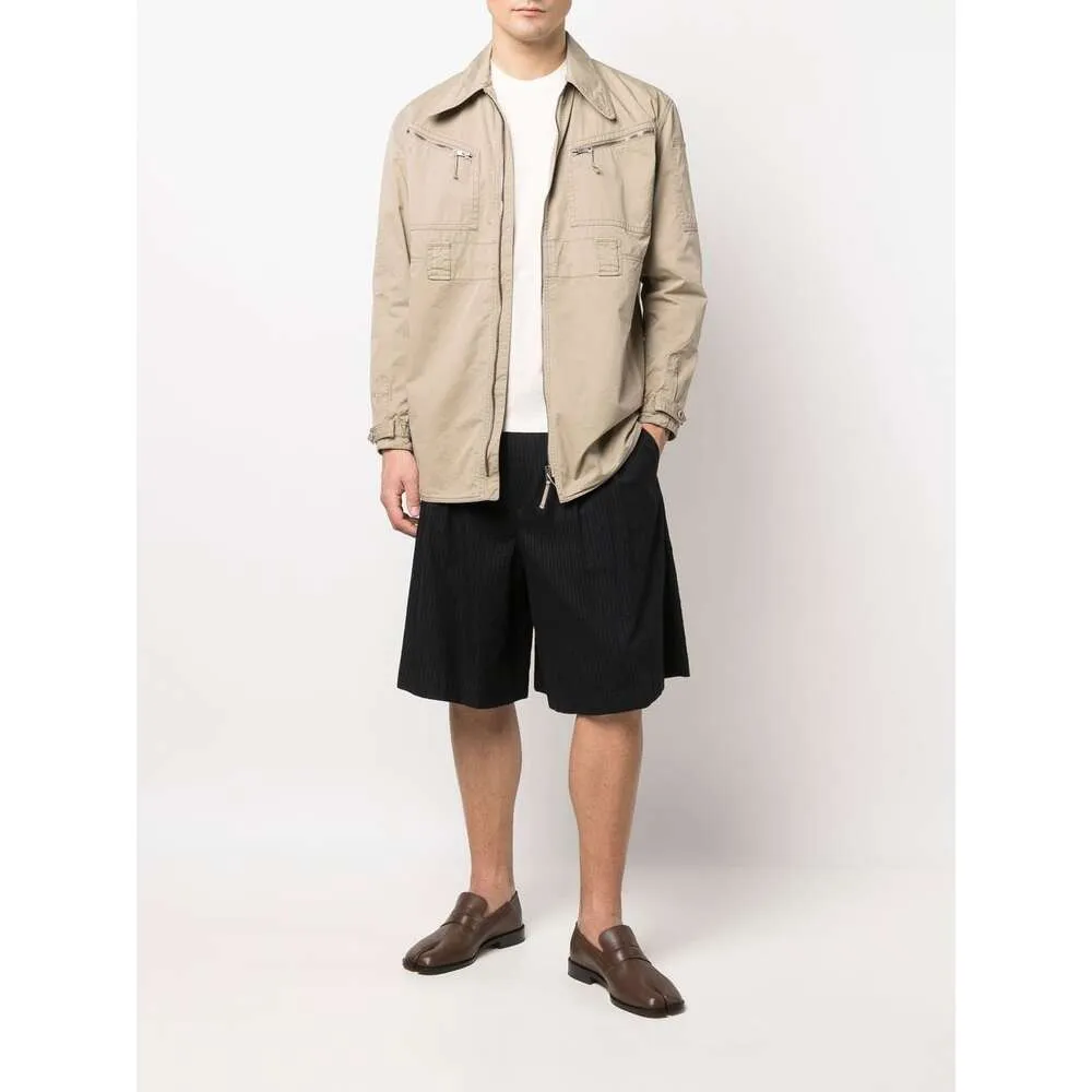 Long-Sleeved Single-Breasted Blazer