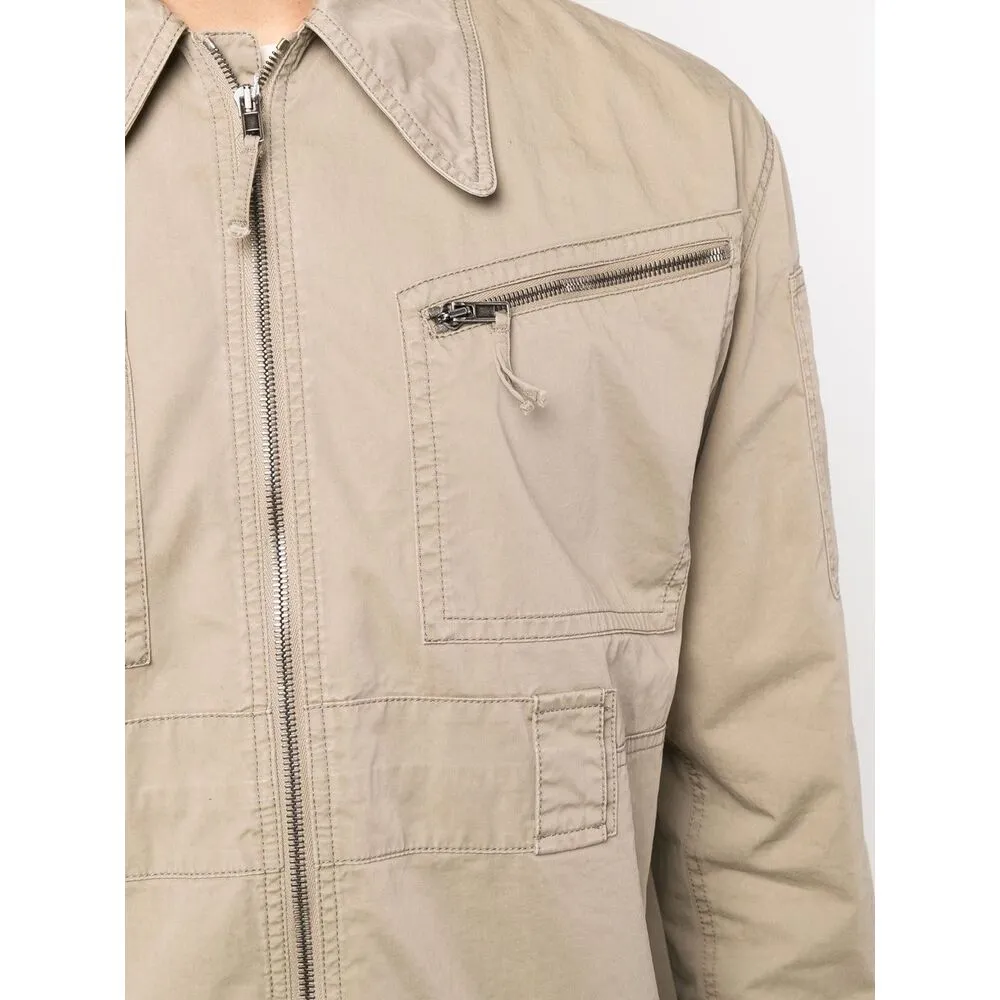 Long-Sleeved Single-Breasted Blazer