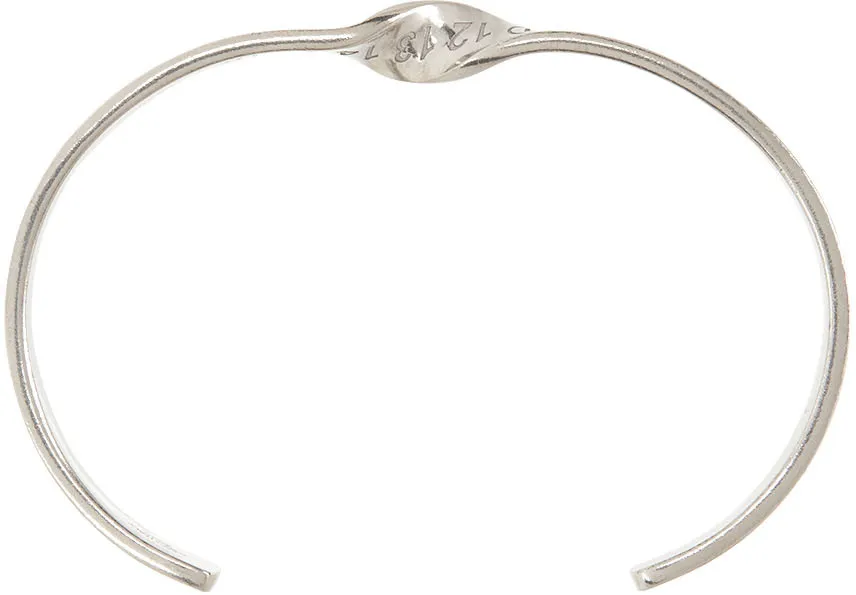 Logo Engraved Twisted Bracelet