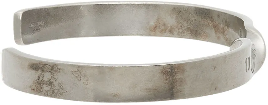 Logo Engraved Twisted Bracelet