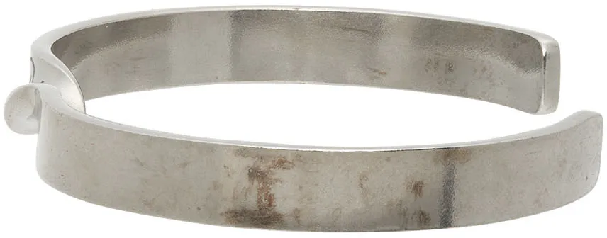 Logo Engraved Twisted Bracelet