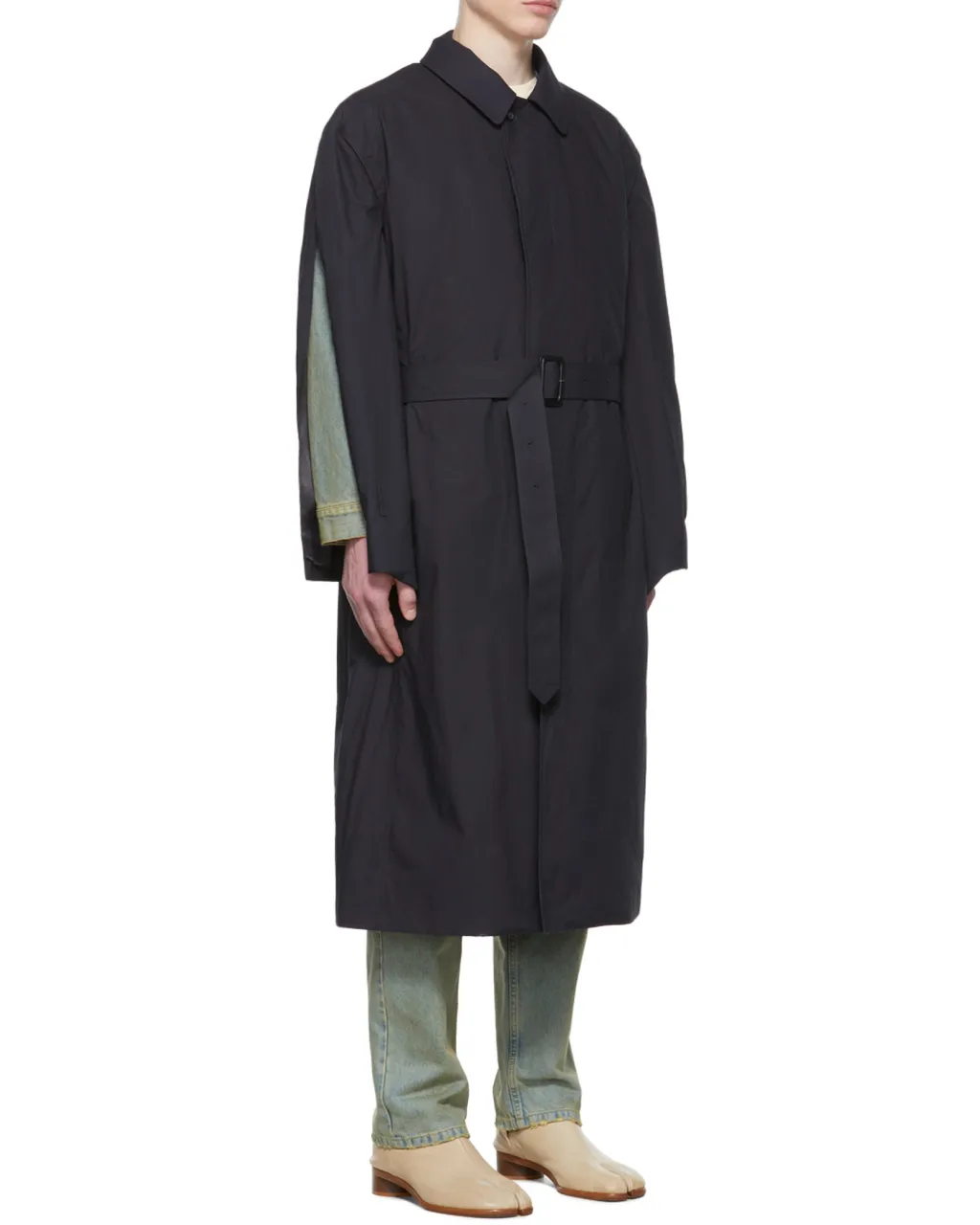 Panelled Long Sleeved Trench Coat