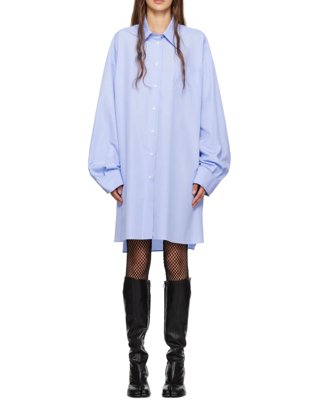 Long-Sleeved Button-Up Shirt