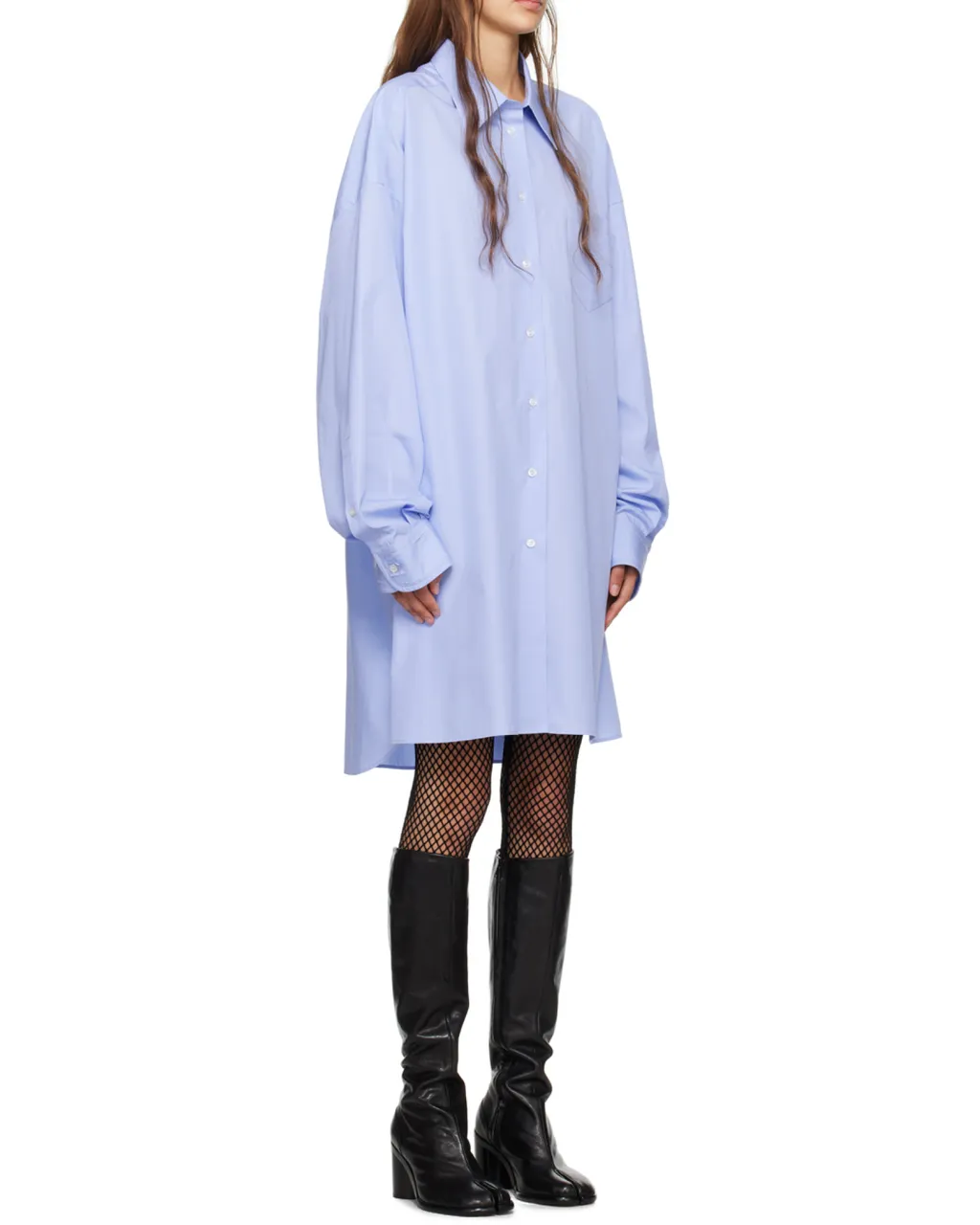 Long-Sleeved Button-Up Shirt