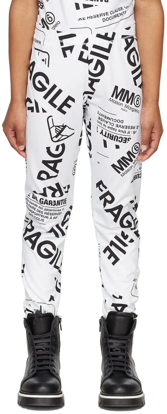 Teen Fragile-Print Stretch-Cotton Leggings