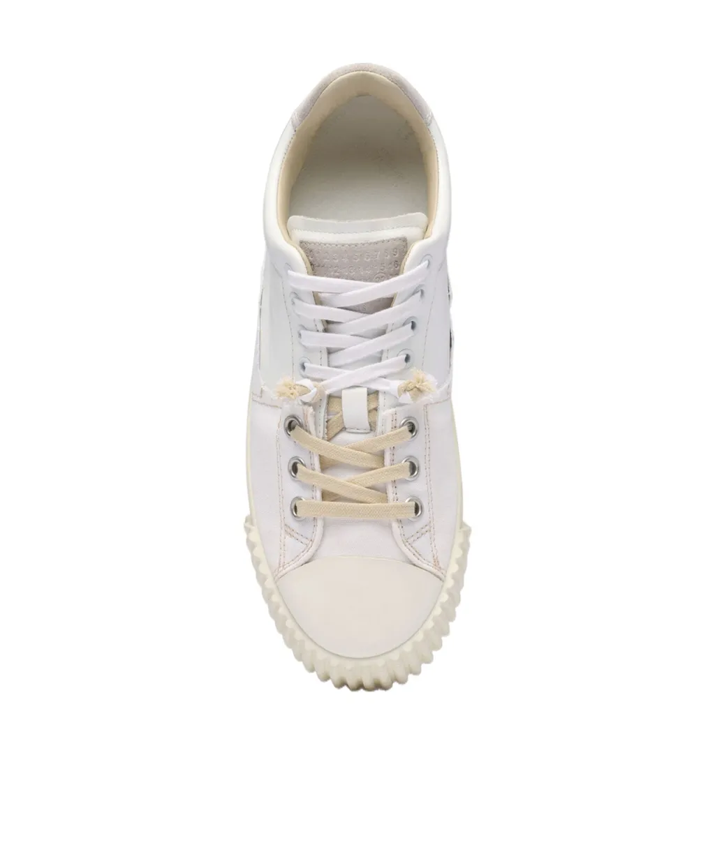 Round-Toe Lace-Up Sneakers