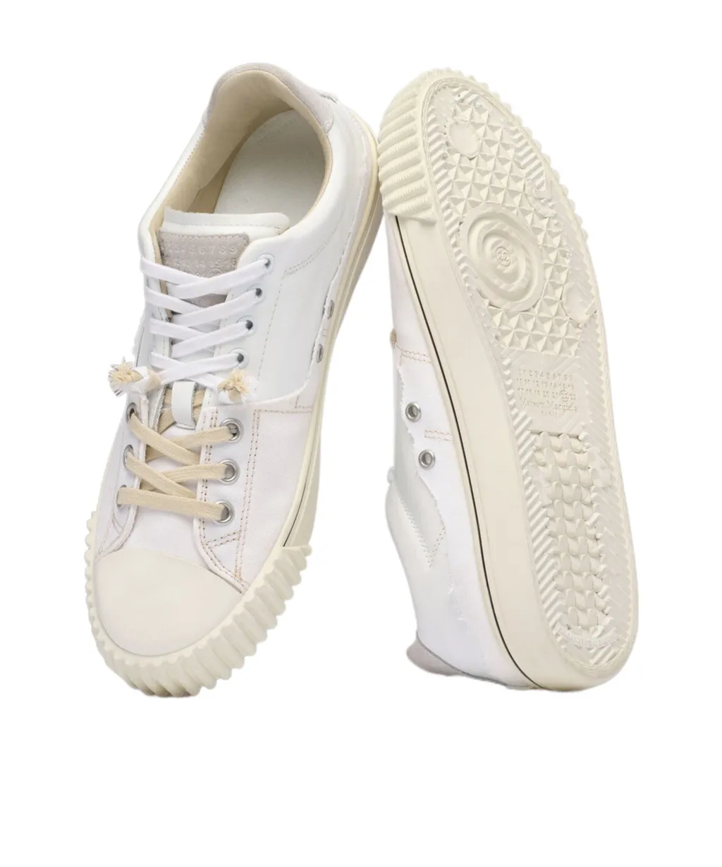 Round-Toe Lace-Up Sneakers