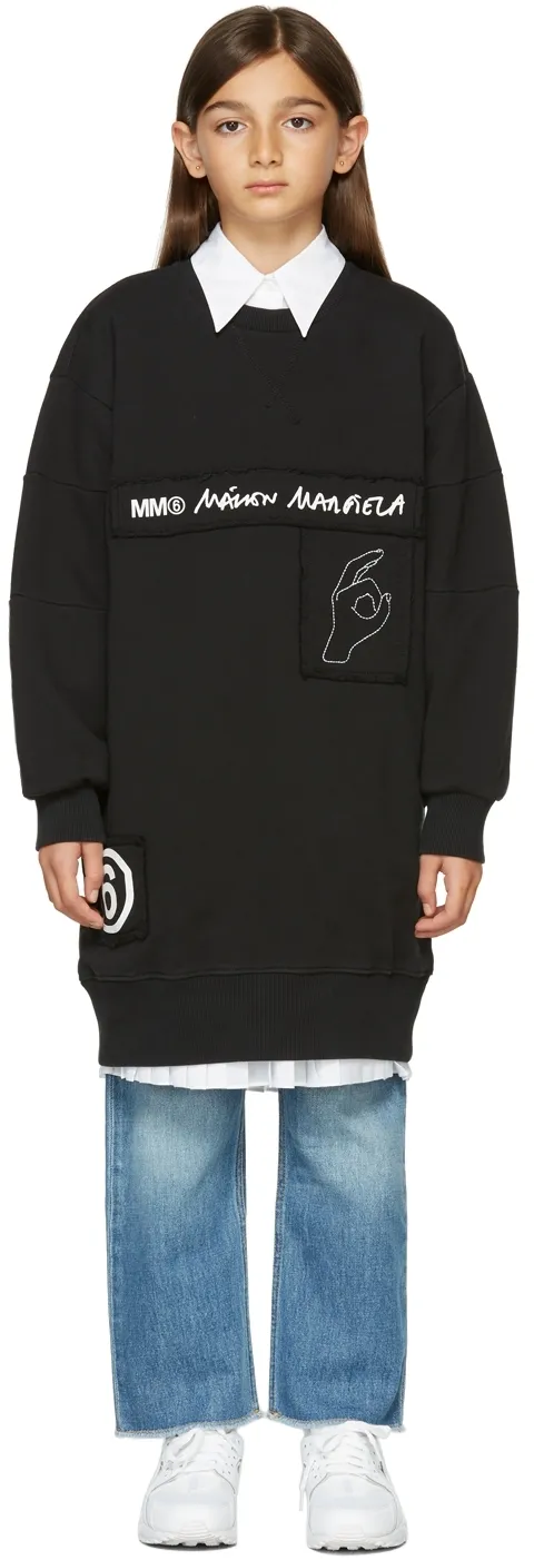 Logo Printed Sweatshirt Dress