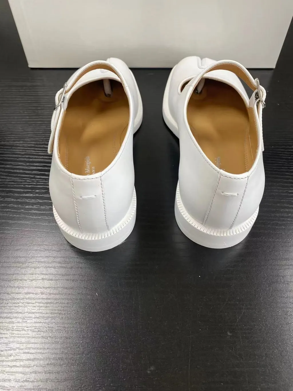 Tabi Leather Mary Jane Shoes