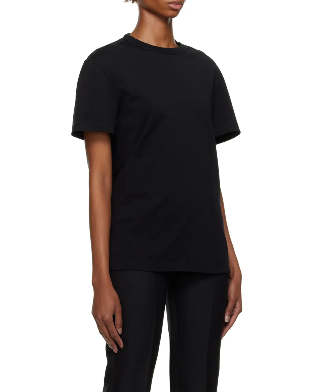 Logo Embroidered Crewneck T-Shirt