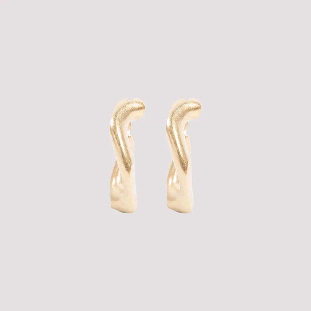 Logo Number Engraved Earrings