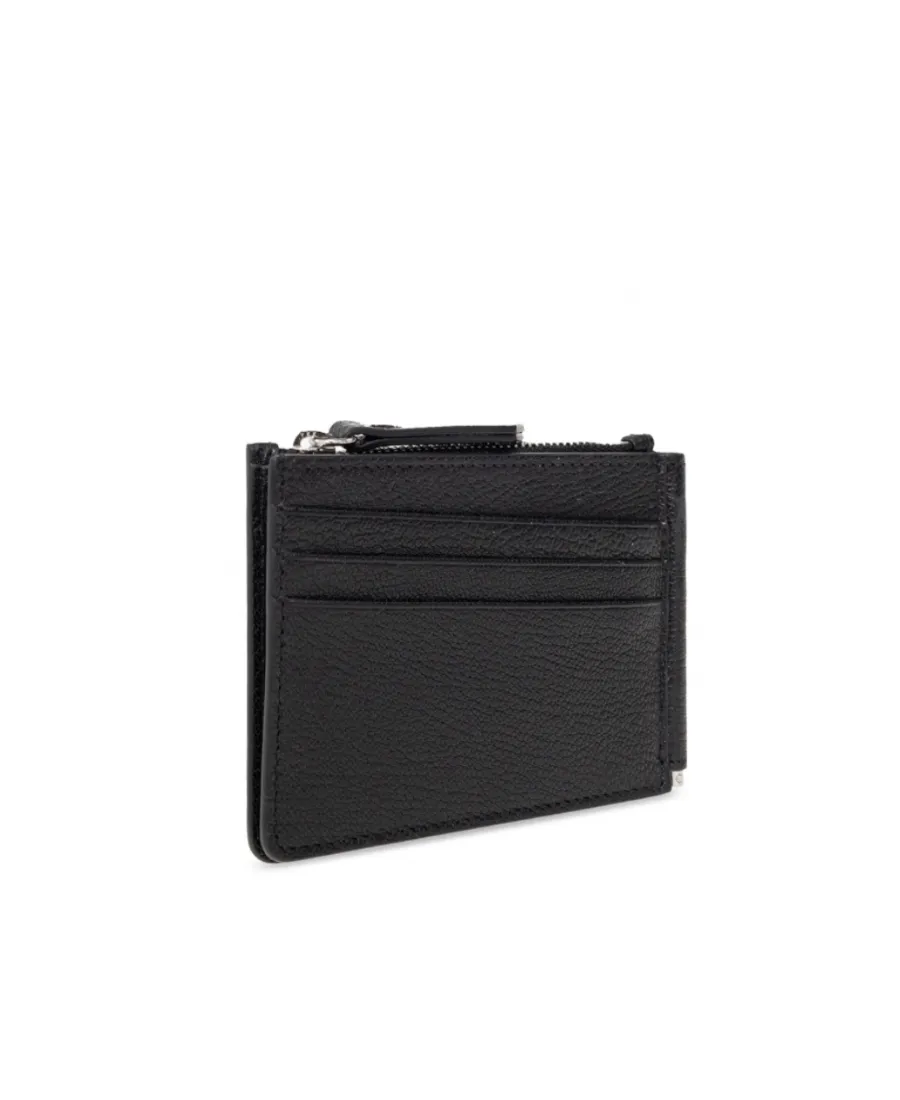 Four-Stitch Detailed Zipped Wallet