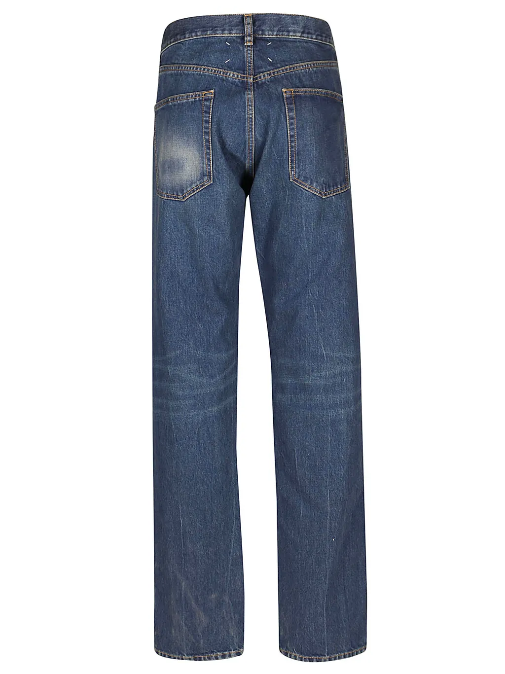 Four-Stitch Straight-Leg Jeans