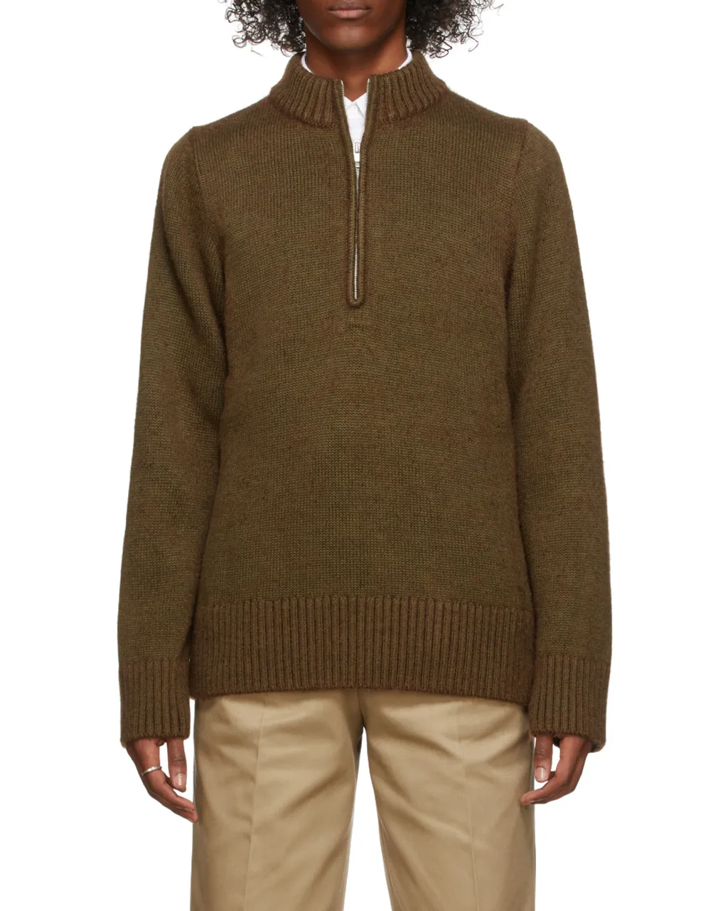 Half-Zip Knit Jumper