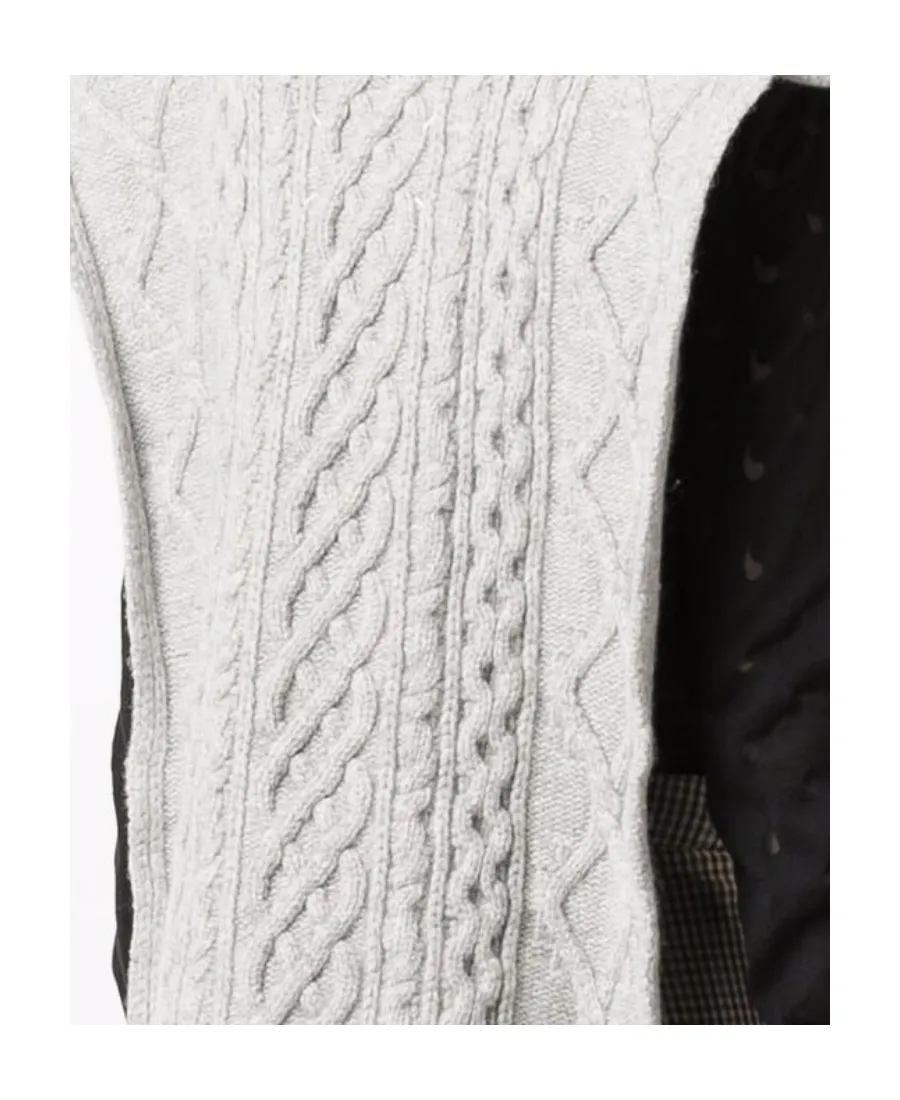 Cable-Knitted Vest