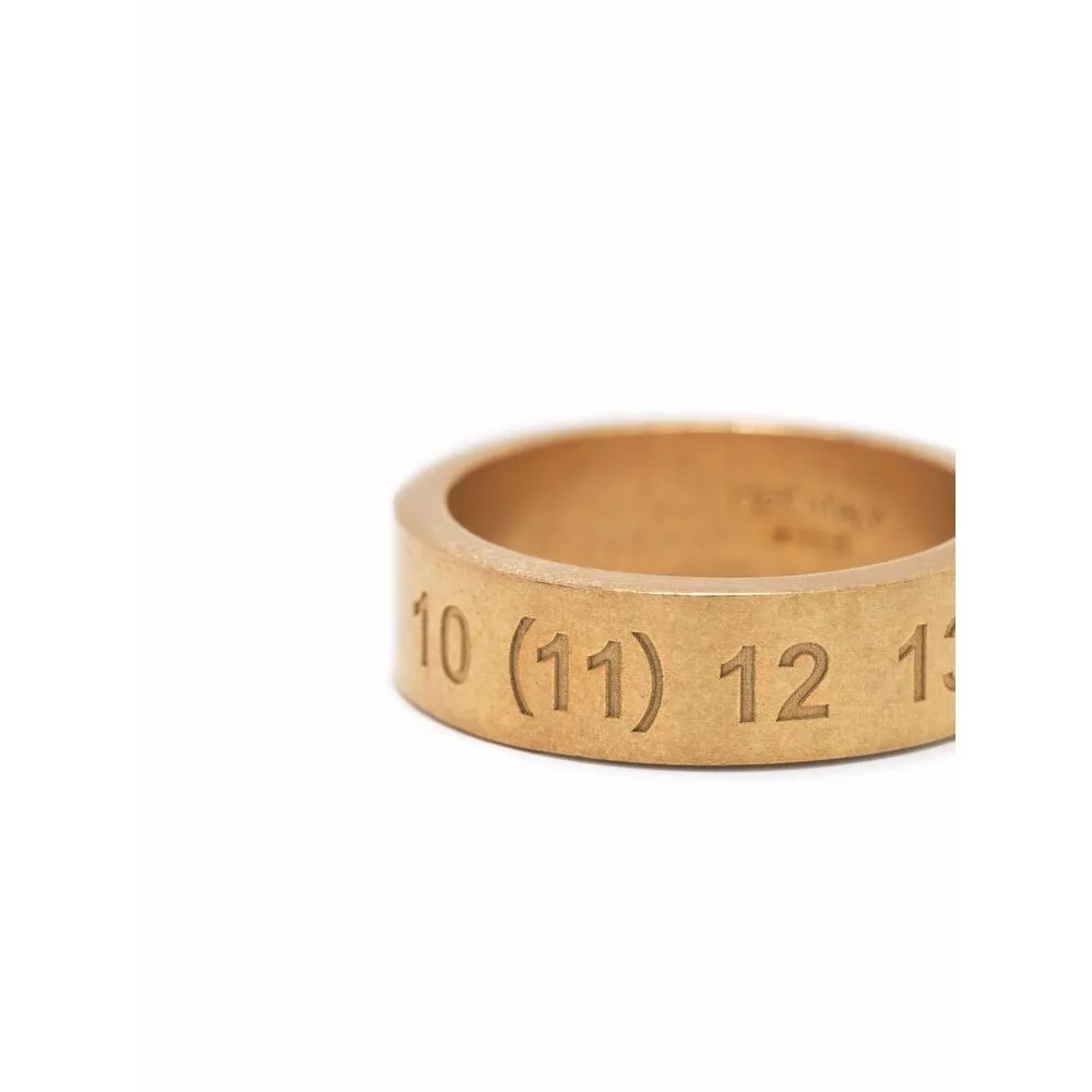 Number Engraved Ring