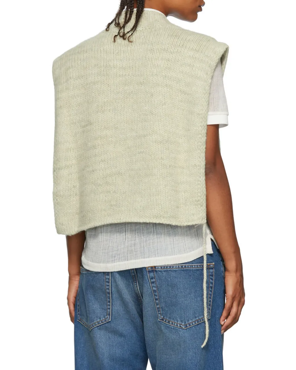 V-Neck Knitted Tank Top