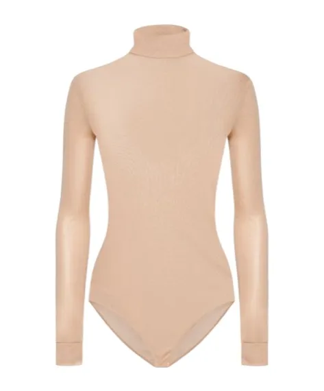 High Neck Sleeved Bodysuit