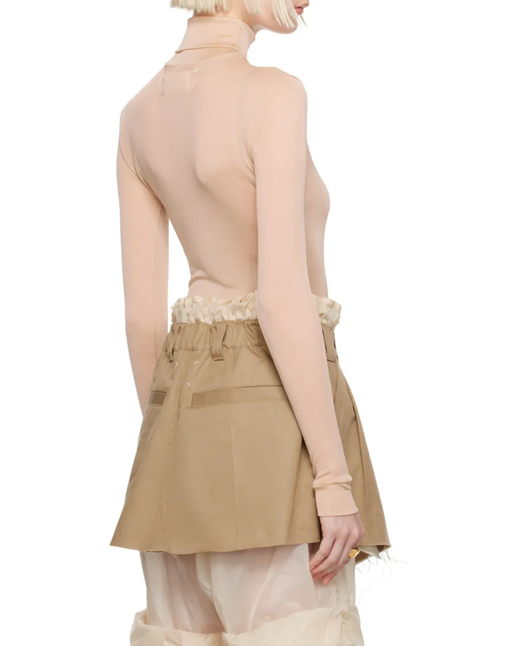 High Neck Sleeved Bodysuit