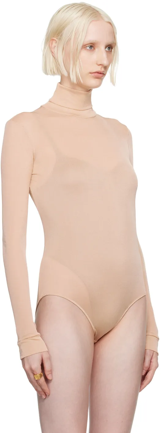 High Neck Sleeved Bodysuit