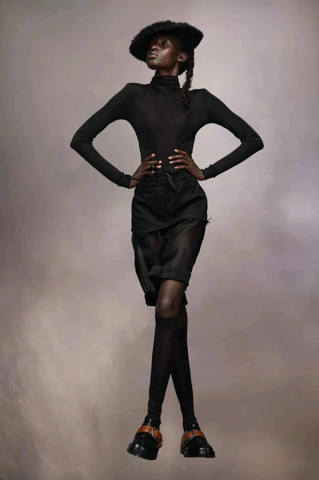 Roll Neck Long Sleeved Jumpsuit